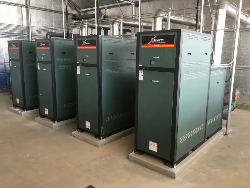 Hydronic boiler used for commercial and residential heating