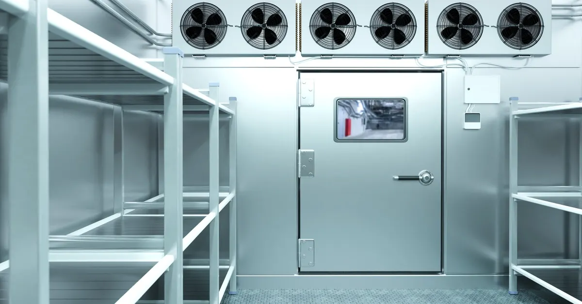 Walk-in cooler and freezer refrigeration equipment